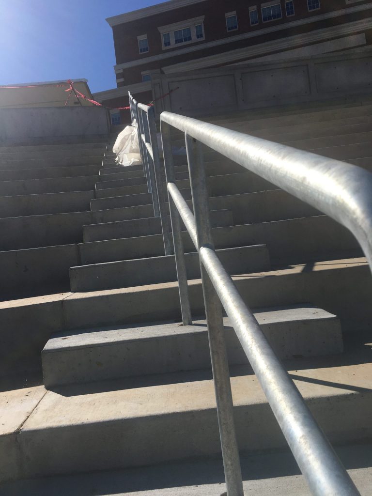 Galvan Chosen to Rust-Proof Handrails