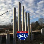 AGA Puts Galvan’s Work on I-540 Bridge Piles and Bearing Plates in Project Gallery